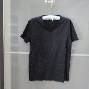 Intimissimi V- Neck Knit Short Sleeve Cotton T-Shirt